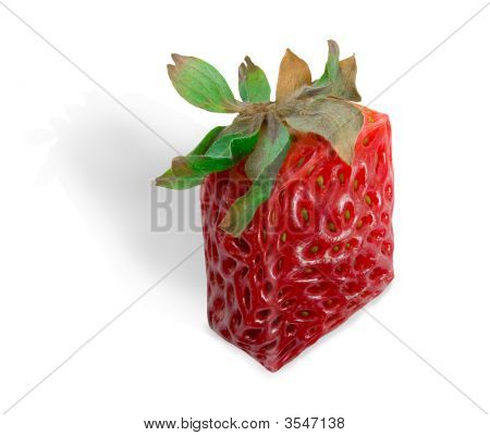 quadratische Erdbeere