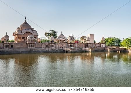 Kusum Sarovar On The Holy Govardhan Hill. Mathura District. India