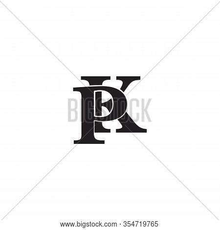 Pk Logo Simple Vector And Templates Minimalist