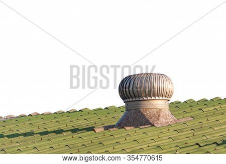 Wind Turbine, Ventilation Technology, Natural Wind System On The Roof