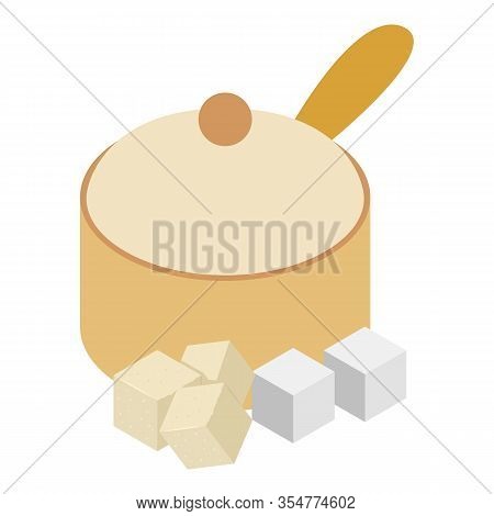 Cooking Icon. Isometric Illustration Of Cooking Vector Icon For Web