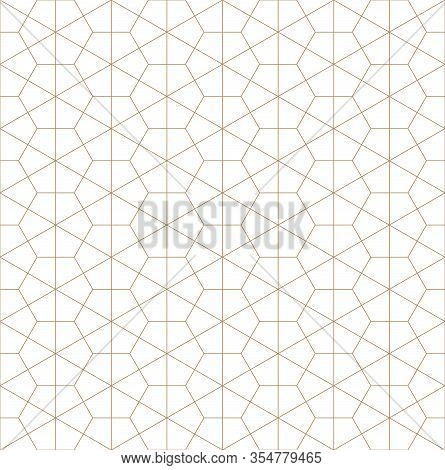 Beautiful Seamless Japanese Pattern Kumiko For Shoji Screen, Great Design For Any Purposes. Japanese