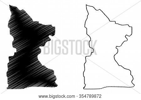 Karpos Municipality (republic Of North Macedonia, Skopje Statistical Region, Greater Skopje) Map Vec