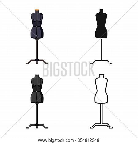 Vector Design Of Dummy And Feminine Symbol. Web Element Of Dummy And Plastic Stock Vector Illustrati