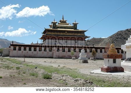 Tibetan Samye Monastery In The Suburb Of Lhasa, Tibet, China