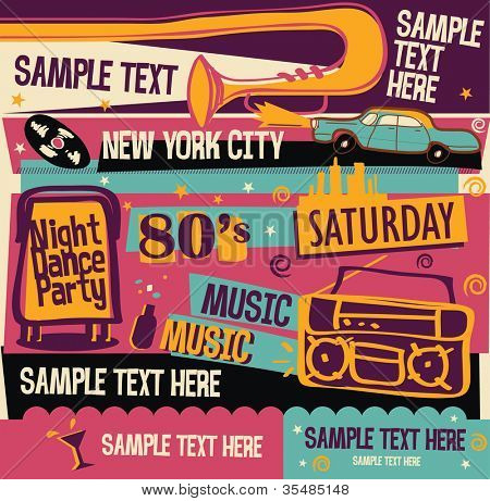 Poster Vintage di design Design