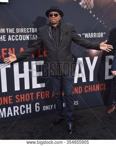 LOS ANGELES - MAR 01:  TK Carter arrives for âThe Way Backâ World Premiere on March 01, 2020 in Los Angeles, CA