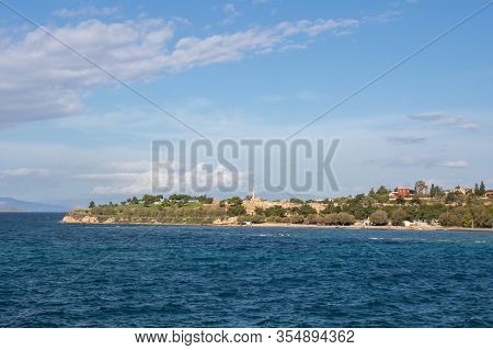 The Harbour At Aegina Town On The Greek Island Of Aegina