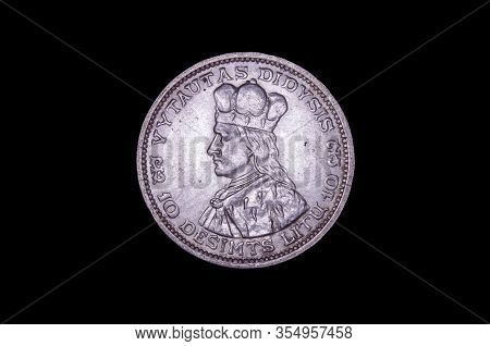 Historical Numismatics Coin 10 Litai With Vytautas The Great