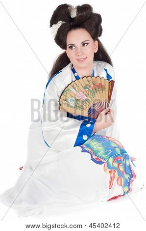 Retrato de Geisha