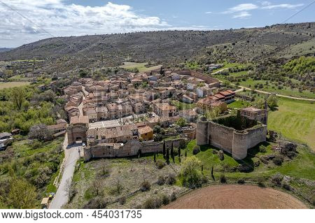 General View Of Palazuelos, Municipality Of Siguenza, Located In The North Of The Province Of Guadal