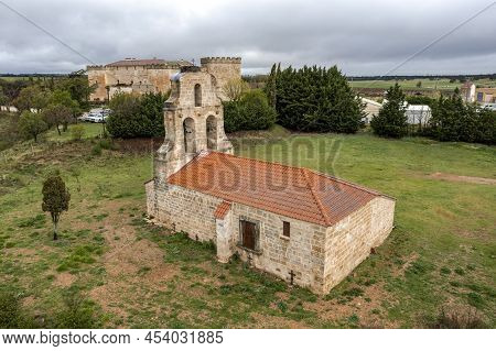Villanueva De Canedo Hermitage Our Lady Of Remedies In Topas, Province Of Salamanca, Spain