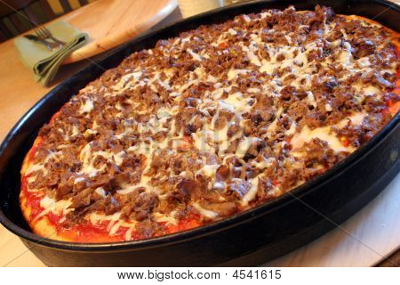 필라델피아 치즈 팬 피자