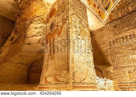 Tomb Of Pharaohs Rameses V And Vi In Valley Of The Kings, Luxor, Egypt