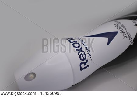 April 3, 2022 Ukraine, The City Of Kyiv Rehona Deodorant On A Light Background