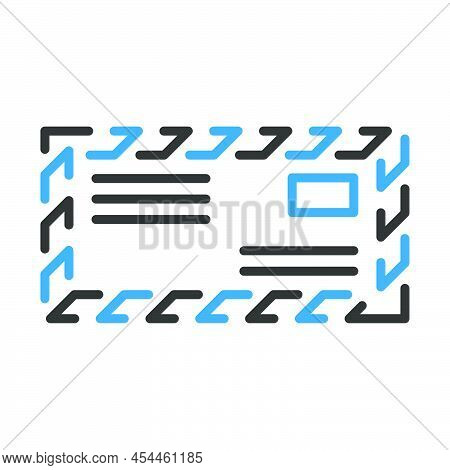 Icon Of Letter. Editable Bold Outline With Color Fill Design. Vector Illustration.