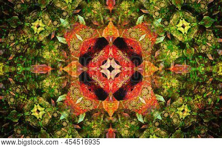 Digital Illustration Abstract Image Generated Fractal Background Image Wallpaper Pattern Of Various