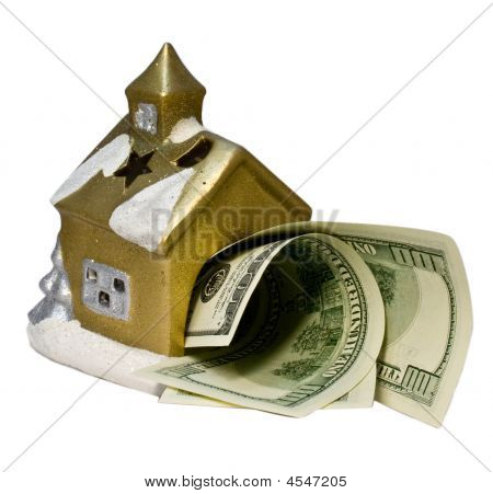 Das kleine Haus mit US-Dollar