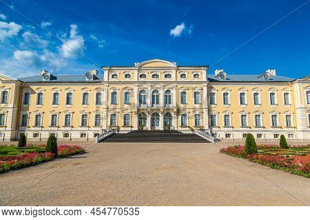 Rundale Palace In A Beautiful Summer Day, Latvia