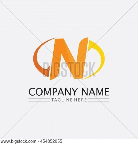 N Letter Logo Template