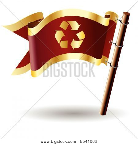 Kierrättää symboli royal lippu