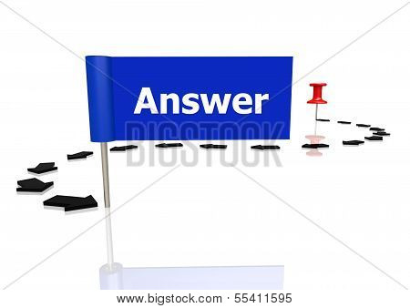 Push pin to answer