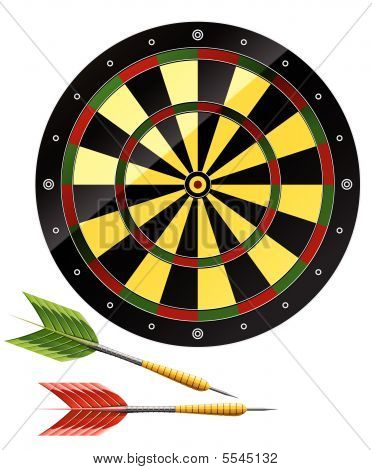 Darten met Dart bordspel