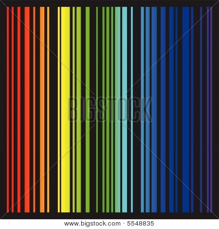 Sfondo - strisce In arcobaleno di colori In formato vettoriale