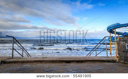 Stairs to the beach