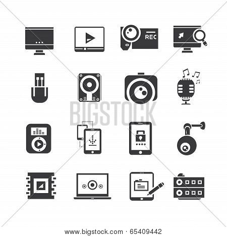 electronic and smart device icons