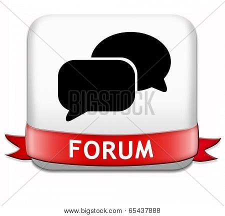 forum button internet icon website www logon login and subscribe to participate in discussion 
