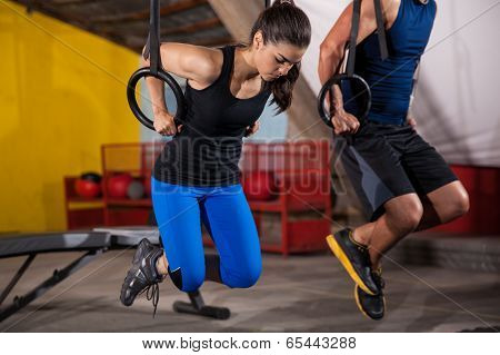 Pulling Up In The Rings