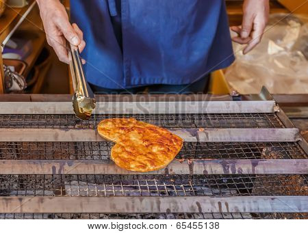 Senbei - Japaneses grilled rice cake