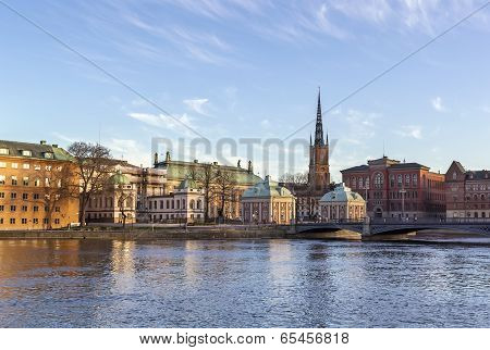 View Of Gamla Stan  And Riddarholme, Stockholm