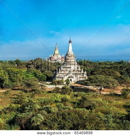 Buddhist Temples at Bagan Kingdom. Myanmar (Burma)