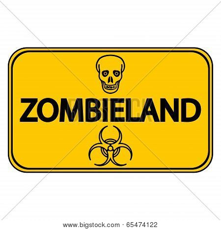 Road Sign Zombieland