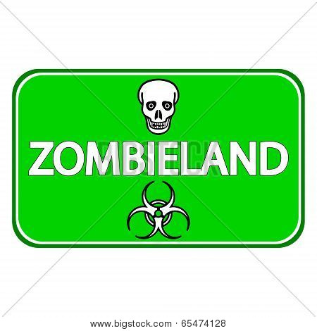 Road Sign Zombieland