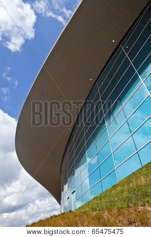 The Aquatics Centre In The Queen Elizabeth Park In London