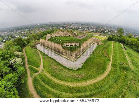 Aerial View On Fort St. Pieter In Maastricht