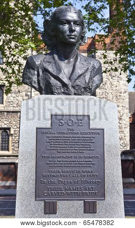 World War II Special Operations Executive Memorial In London