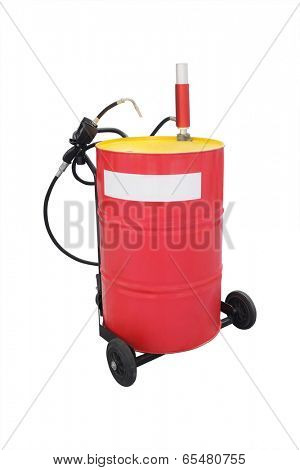 The image of tank for used crankcase oil