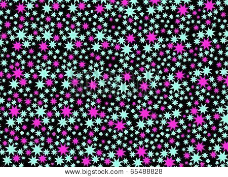 Star Seamless Pattern Background