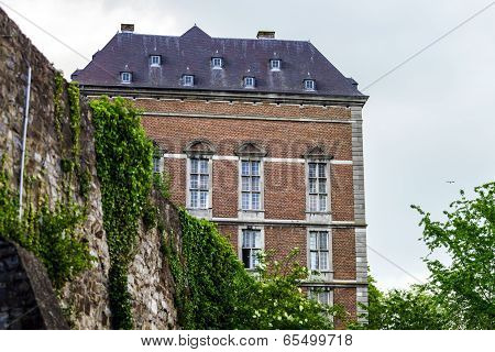 Old Abbey In Small Belgium City
