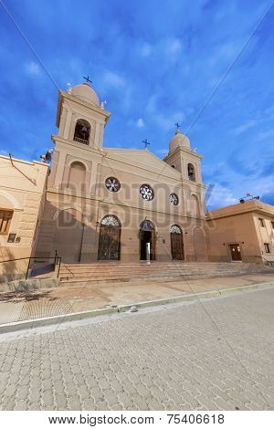 Church In Cafayate In Salta Argentina.