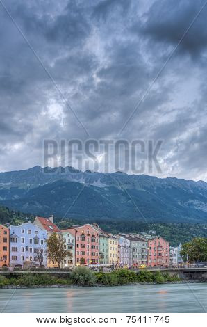 Mariahilf Street In Innsbruck, Austria.
