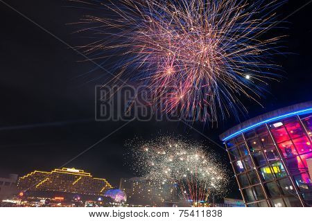Fireworks In Darling Harbour