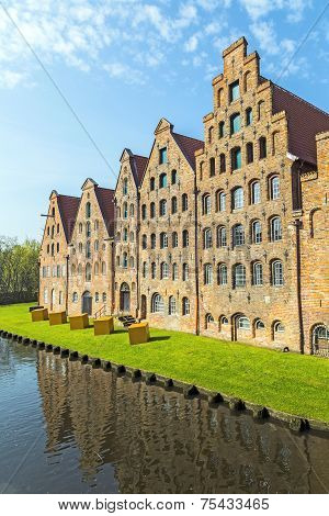 Salzspeicher (salt Storehouses) In Luebeck, Germany