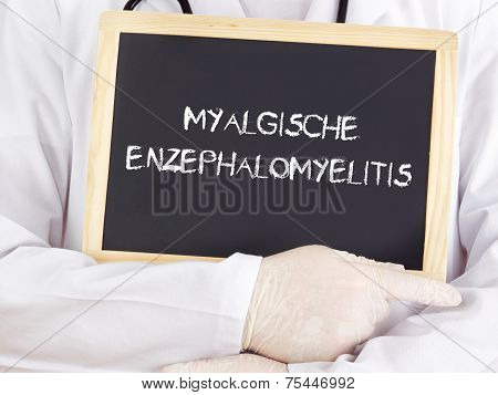 Doctor Shows Information: Myalgic Encephalomyelitis In German
