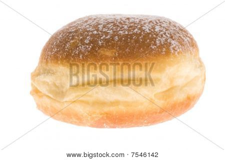 Ciambella su sfondo bianco