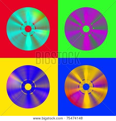 Pop-art Cd Discs
